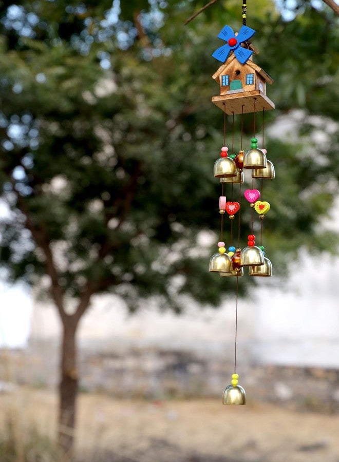 VIKACRAFT Wind Chime for Home Decor Items | Feng Shui Vastu Hanging Bell for Balcony, Bedroom & Living Room | Positive Energy Decorative Wall Hanging - Image 4